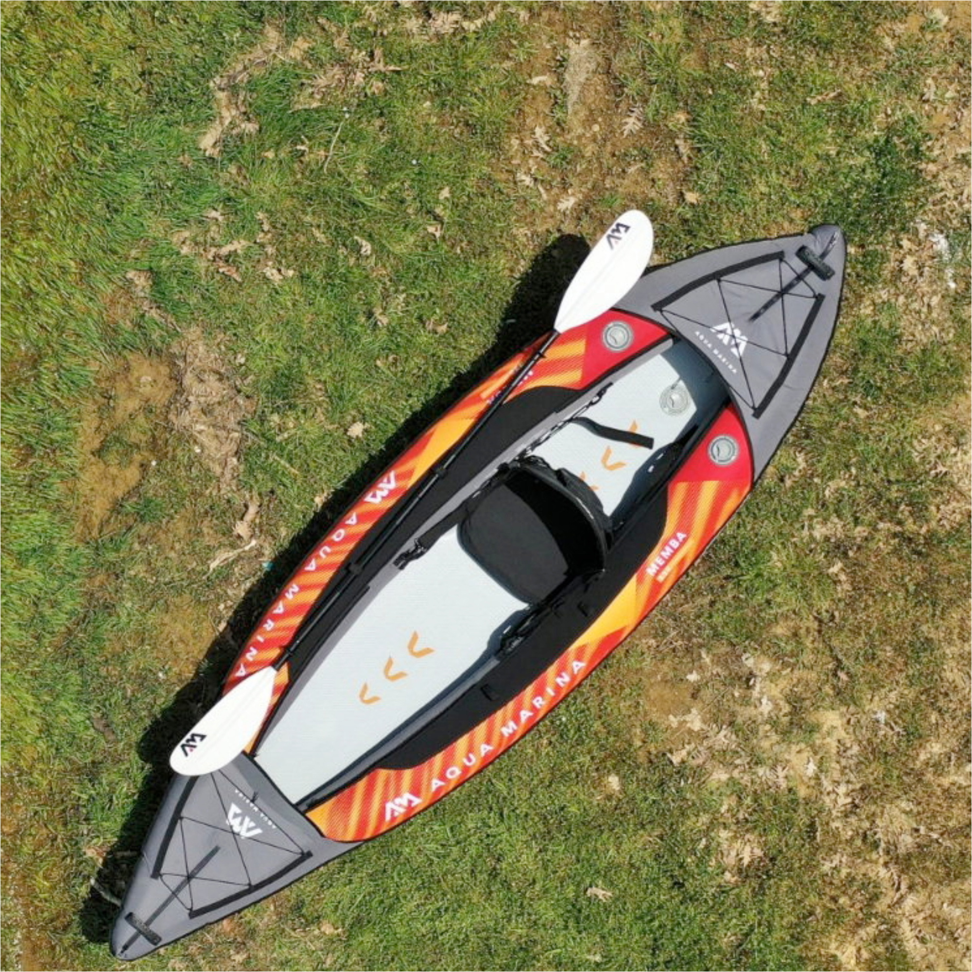 2026 Aqua Marina Memba-330 1 Person Touring Kayak With Paddle Package 46322